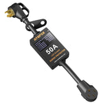 Parasurtenseur ATGFOX RV 6500J, analyseur de circuit 50 A, écran LED intelligent 3, 55 pouces, dispositifs de protection contre les surtensions avec couvercle étanche