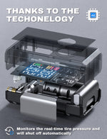 JF.EGWO JFEGWO Portable Air Inflator, Grey - JF.EGWO