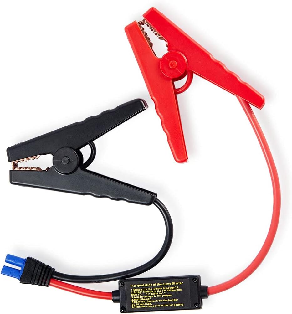 JFEGWO Jump Starter Cable. Replacement Car Jumper Clip Clamp
