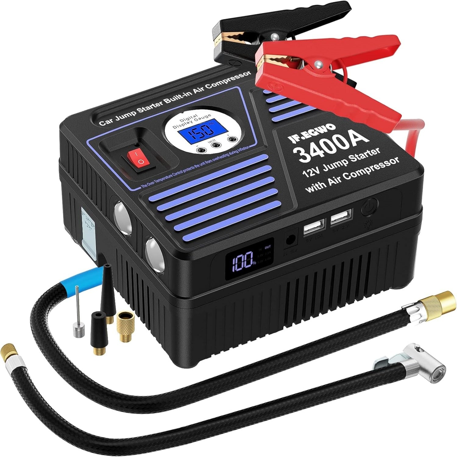Jump Starter With Built-In Air Compressor: Ultimate Guide