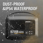 JFEGWO 8250A Super Jump Starter con compressore d'aria