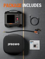 JF.EGWO JFEGWO Tire Inflator Portable Air compressor 300PSI Black - JF.EGWO