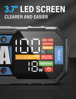 JFEGWO 3750A Pro Jump Starter Auto Accu Booster Powerbank