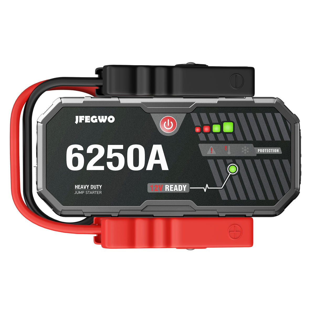 JFEGWO 6250A Jump Starter per auto con potenziatore di batterie