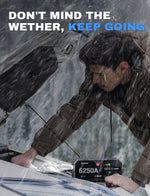 JFEGWO 6250A Jump Starter per auto con potenziatore di batterie