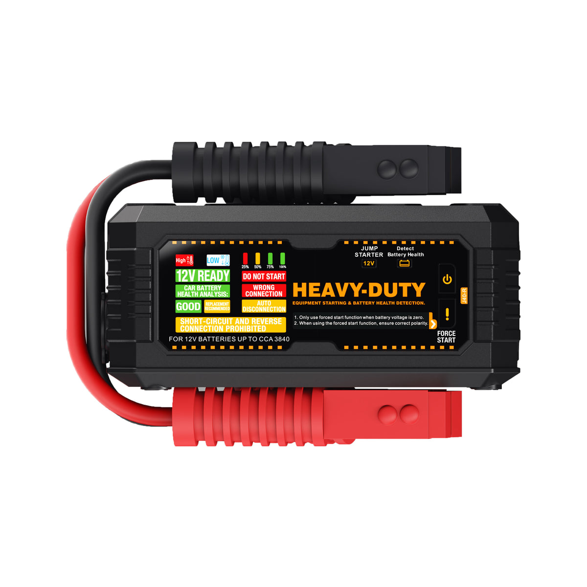 JFEGWO J40-R Heavy Duty Commercial Jump Starter Up to 13440A Peak Current for 12V Battery Booster