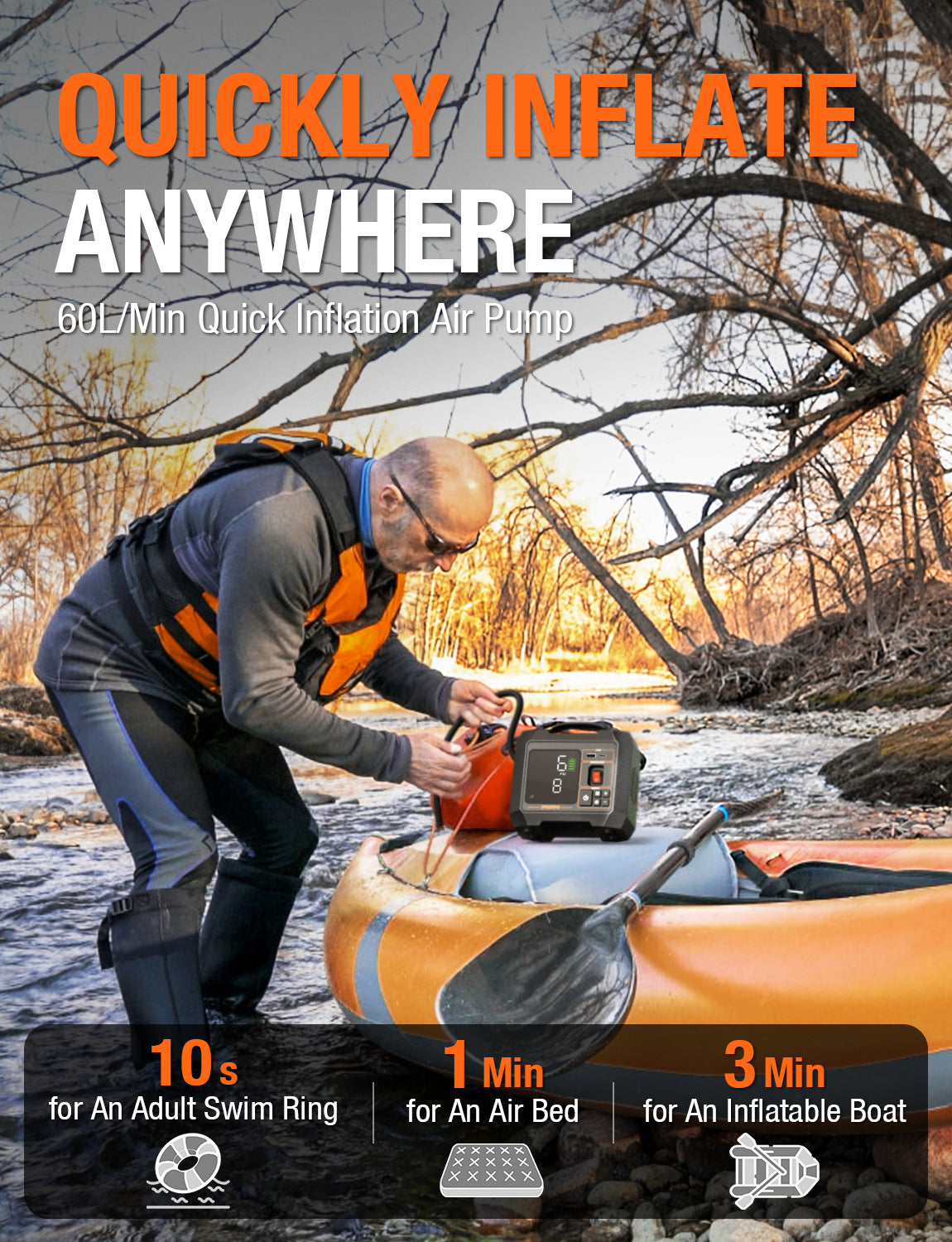 Flat Tire on a Frosty Morning? Not Anymore!— Why the JF.EGWO Tire Inflator Is the Winter Hero You Need