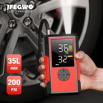 Gonfiatore ad aria portatile JFEGWO, rosso