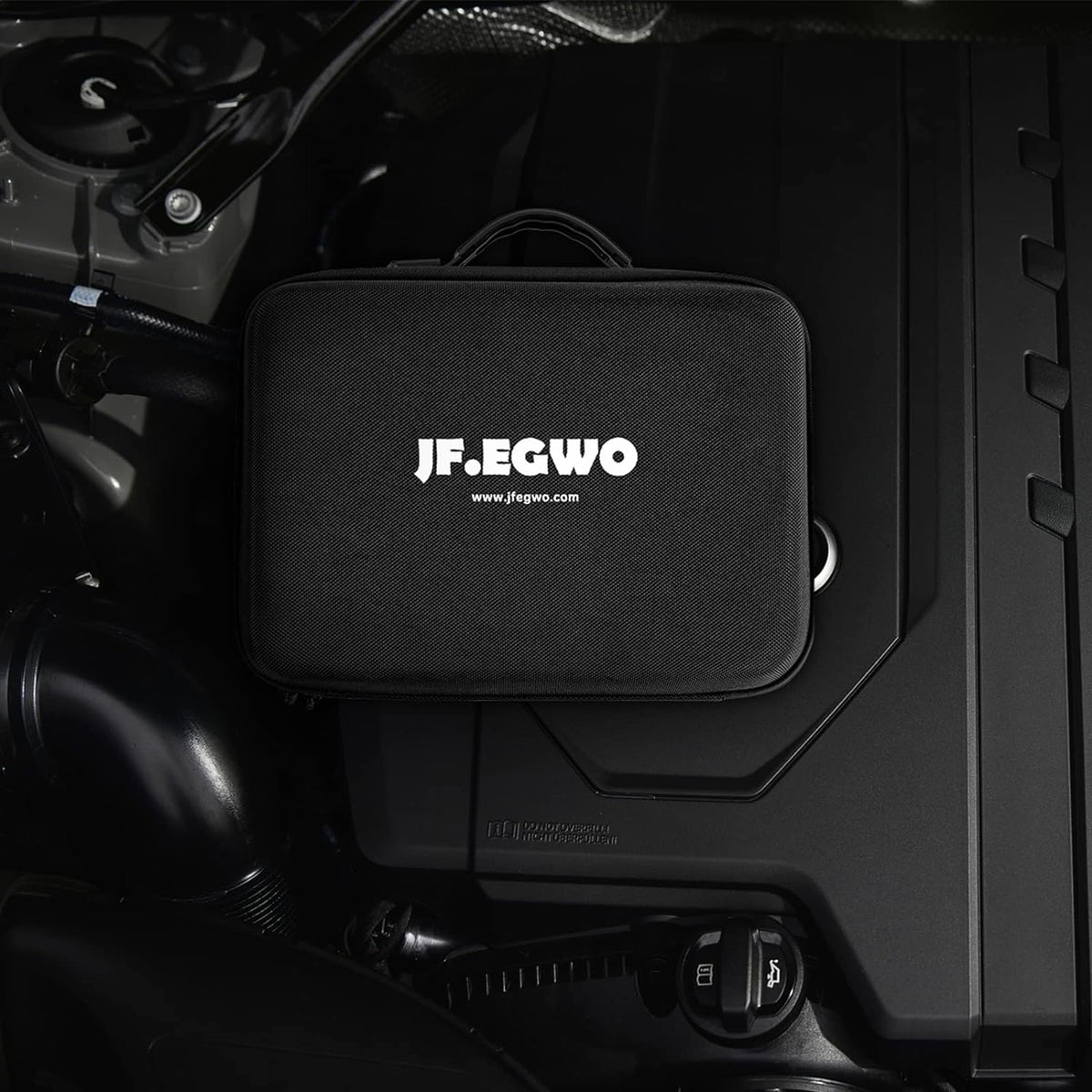 JFEGWO Portable Hard Storage Case Car Gadgets Carry Bag for 4000A and 6000A Lithium Jump Starters