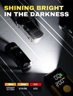 JF.EGWO JFEGWO Tire Inflator Portable Air Compressor/Pump for Cars Tires(200PSI) Yellow - JF.EGWO