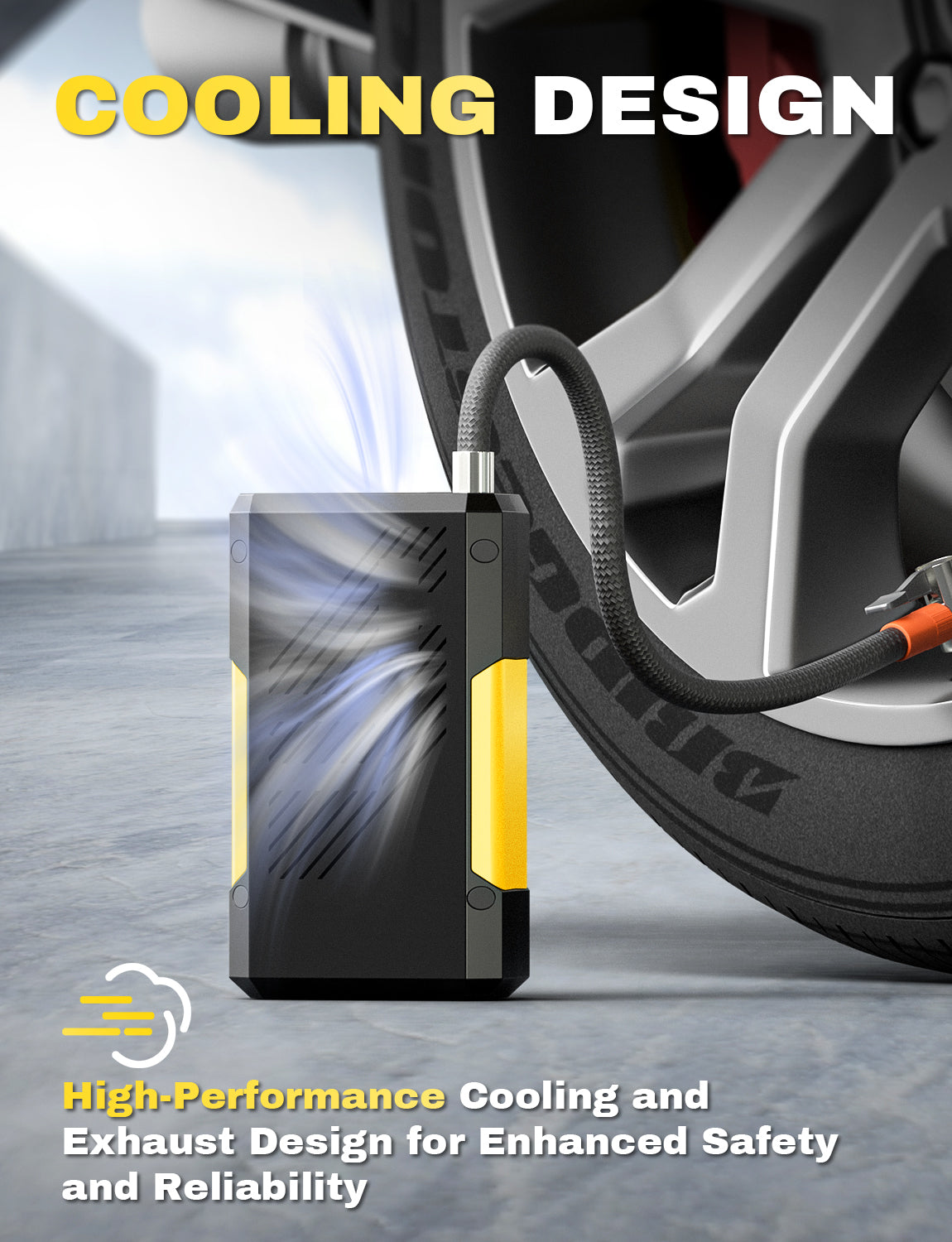 Tire Inflators - Portable Air Compressor & Digital Tire Inflator