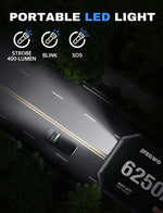 JFEGWO 6250A Jump Starter per auto con potenziatore di batterie